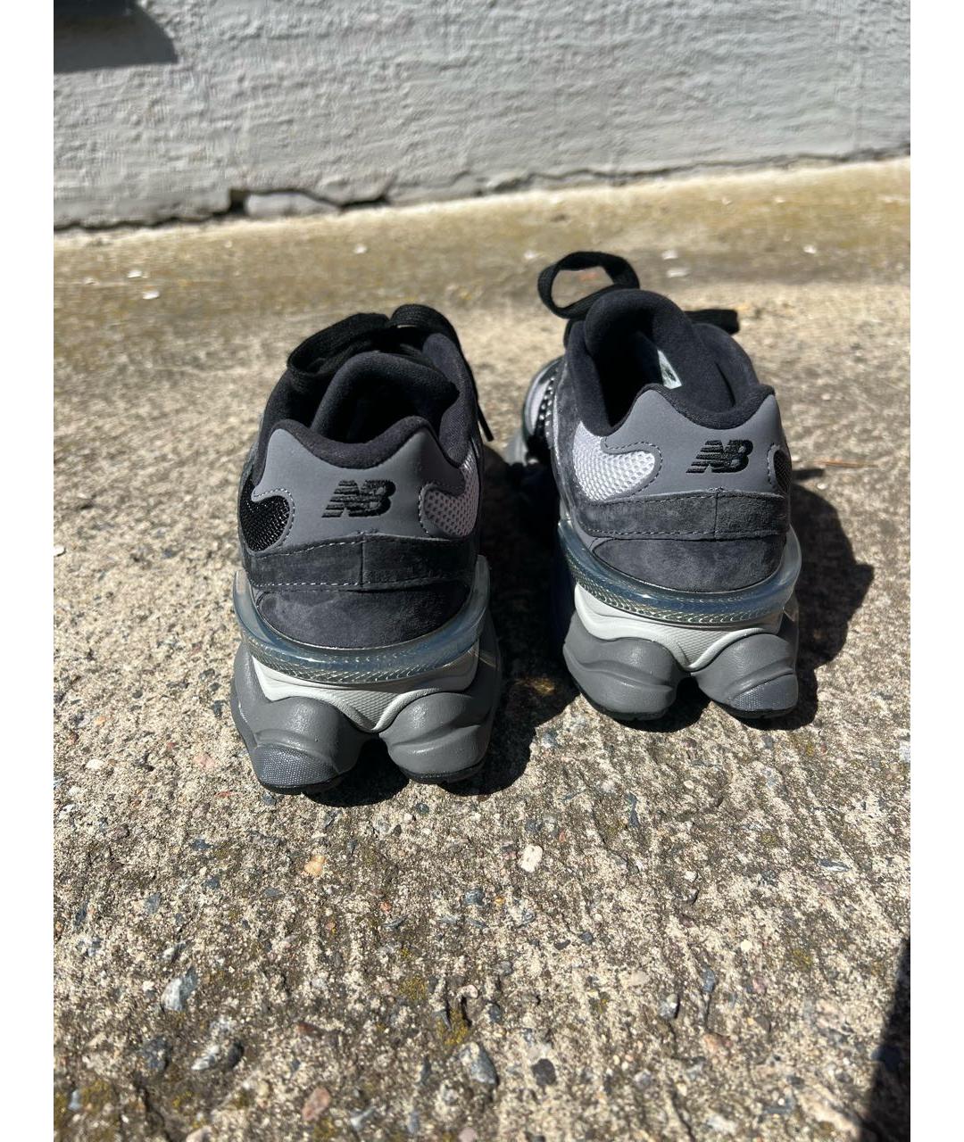 NEW BALANCE Черные замшевые низкие кроссовки / кеды, фото 6