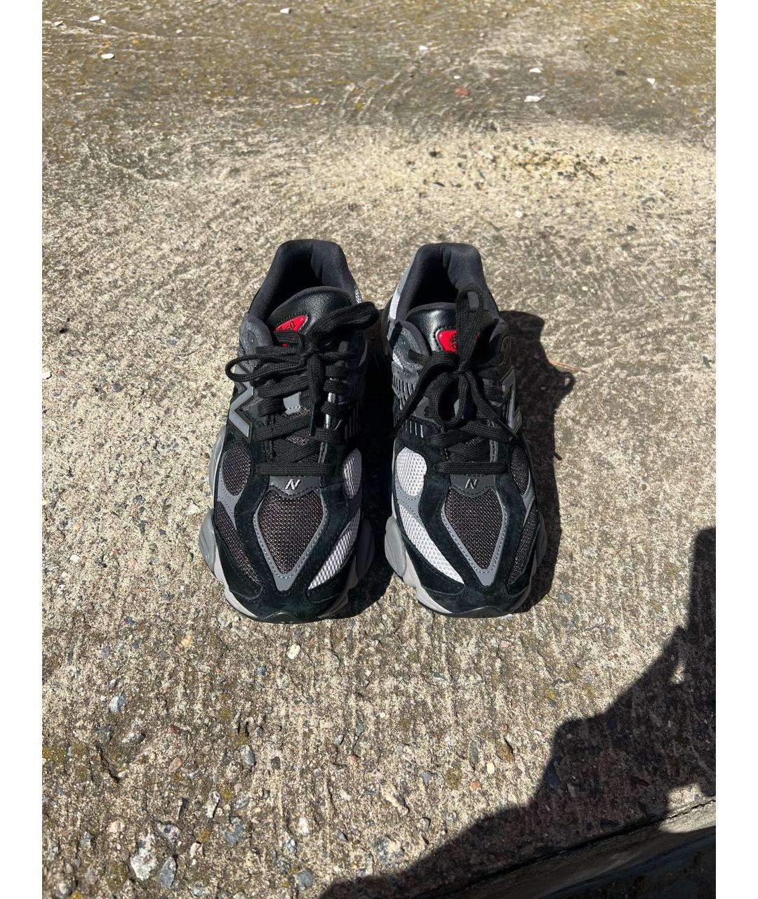 NEW BALANCE Черные замшевые низкие кроссовки / кеды, фото 2