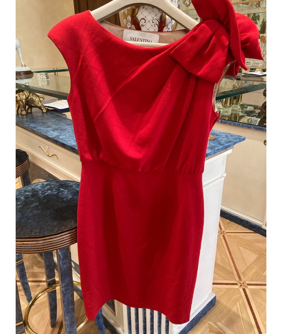 VALENTINO Красное платье, фото 5