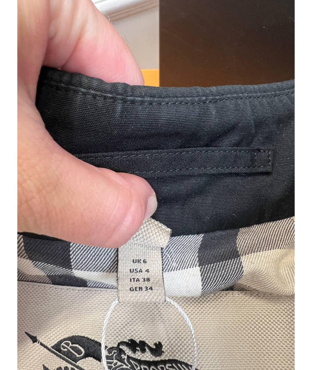 BURBERRY Черный тренч/плащ, фото 5