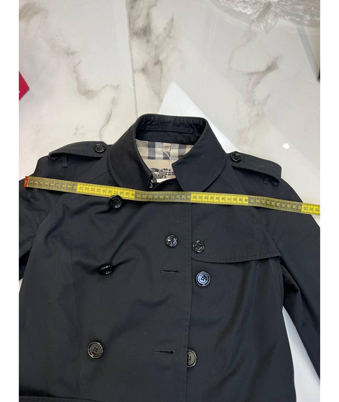 BURBERRY Черный тренч/плащ, фото 2