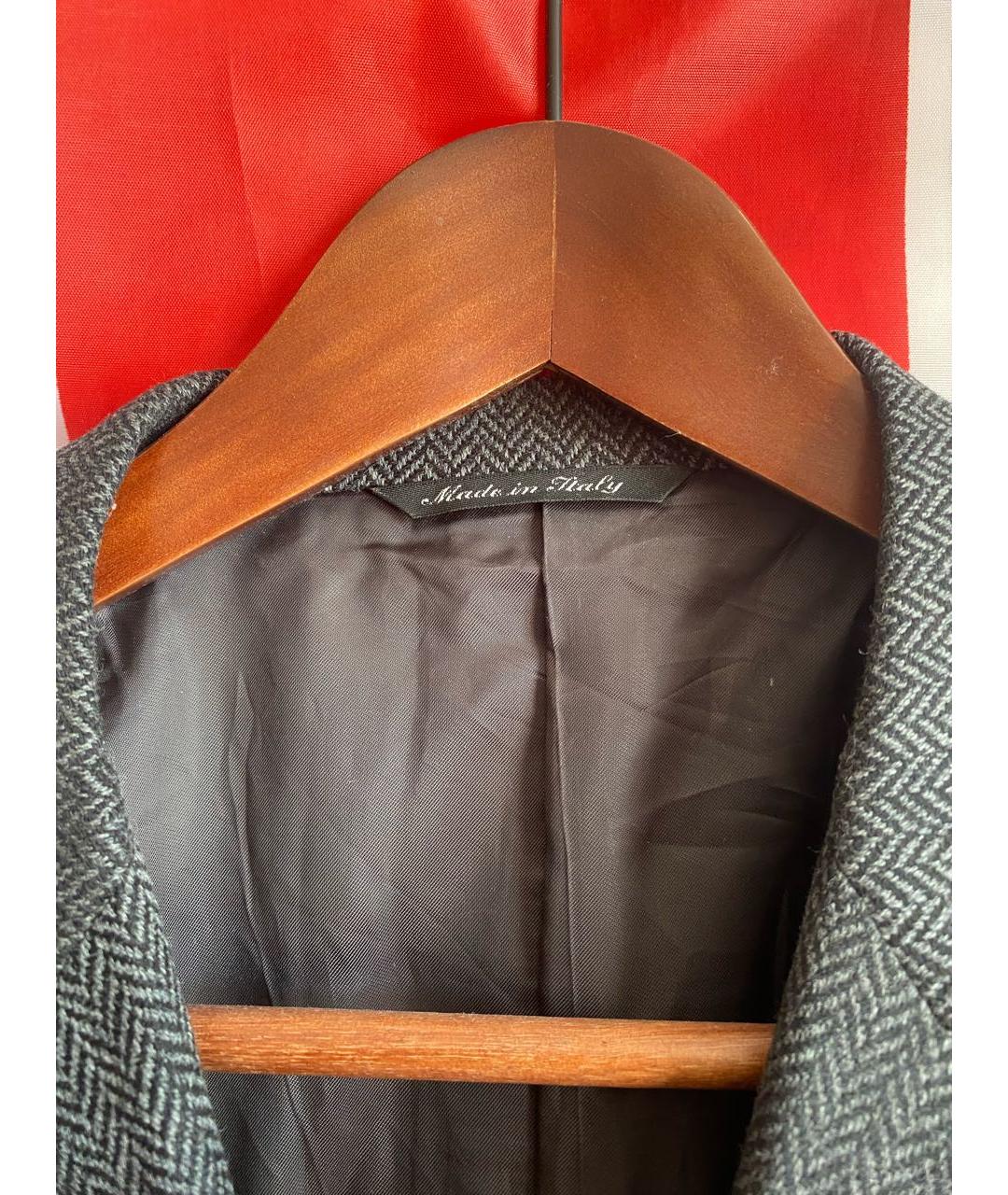 CANALI Серый шерстяной пиджак, фото 2