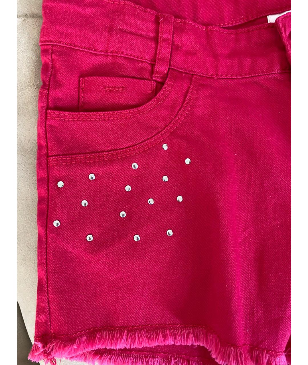 BRUMS KIDS Розовые деним брюки и шорты, фото 4
