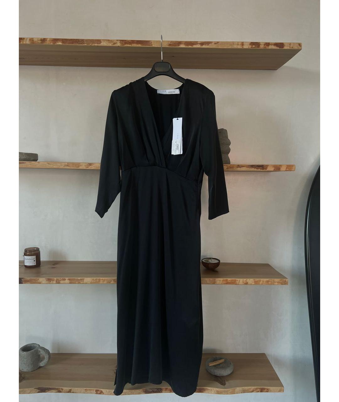 IRO Черное шелковое платье, фото 2