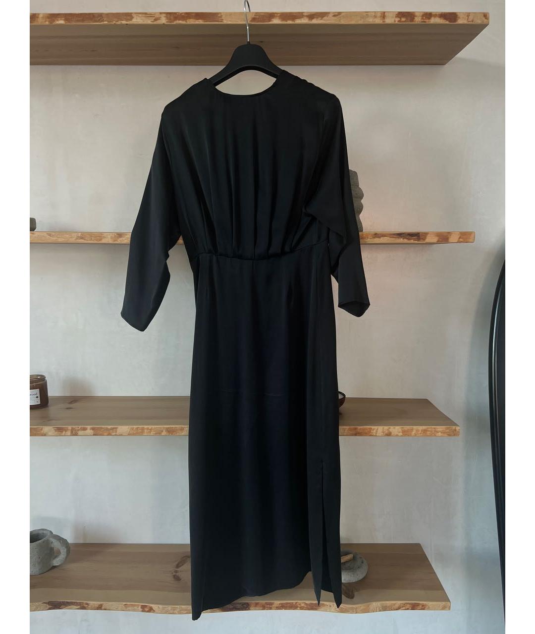 IRO Черное шелковое платье, фото 8
