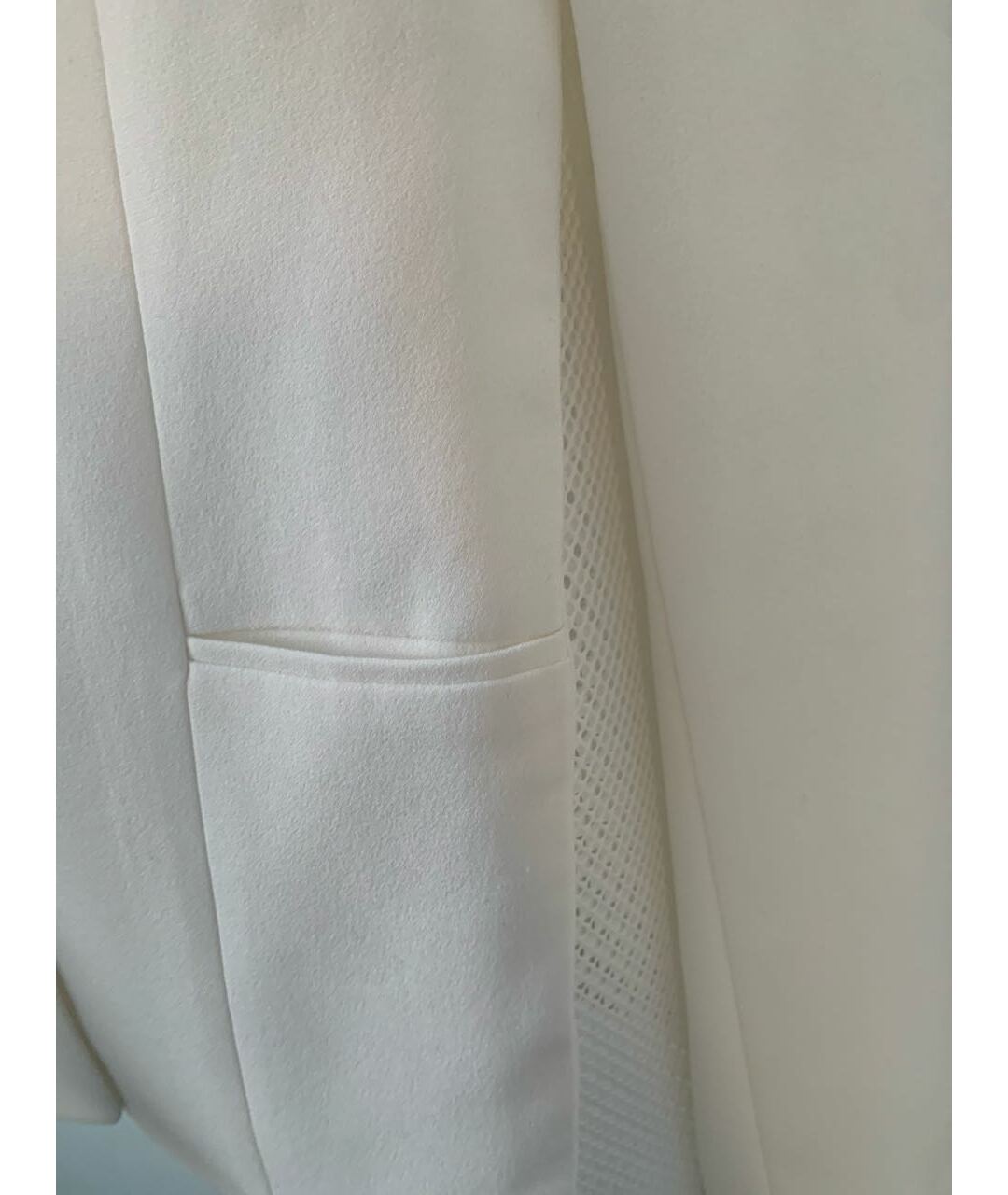 ELIE TAHARI Белый полиэстеровый жакет/пиджак, фото 6