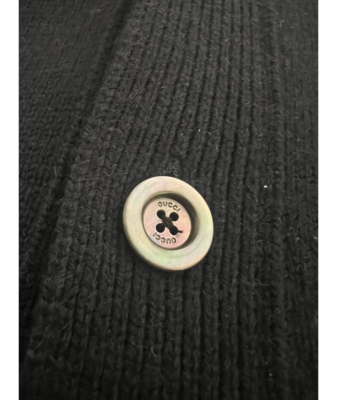 GUCCI Темно-синий кашемировый кардиган, фото 5