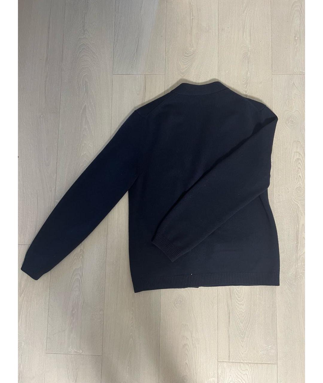 GUCCI Темно-синий кашемировый кардиган, фото 2