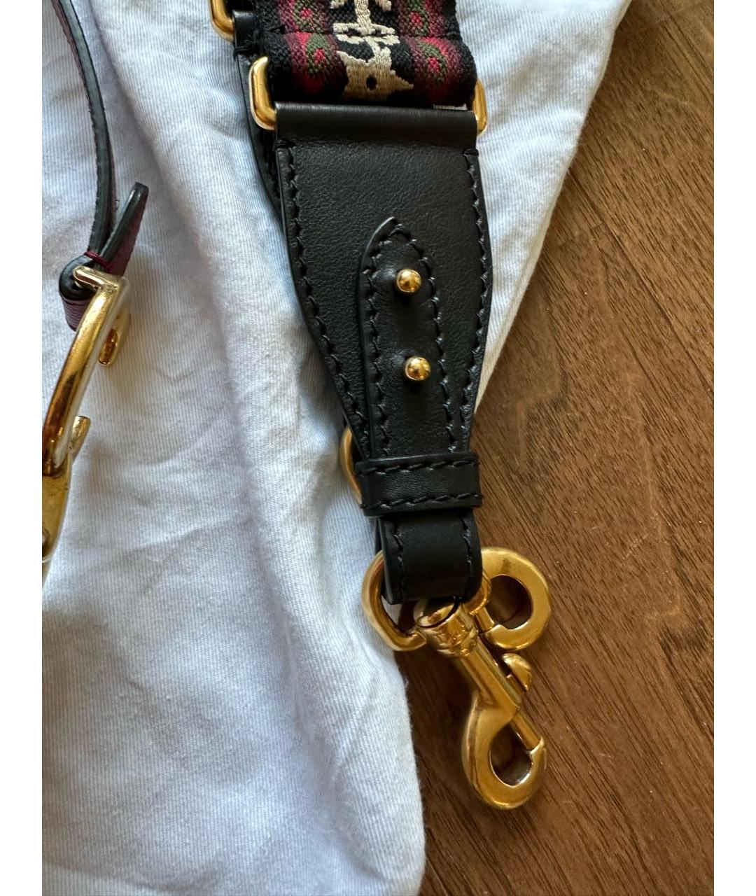 CHRISTIAN DIOR Бордовая кожаная сумка с короткими ручками, фото 6