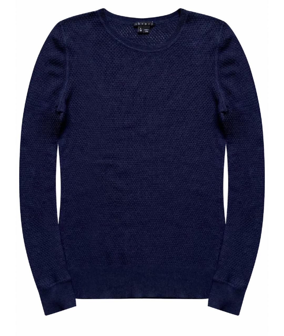 THEORY Темно-синий джемпер / свитер, фото 1