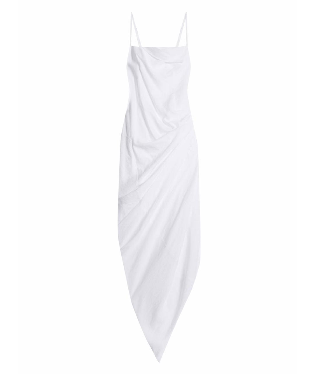 JACQUEMUS Белое коктейльное платье, фото 1