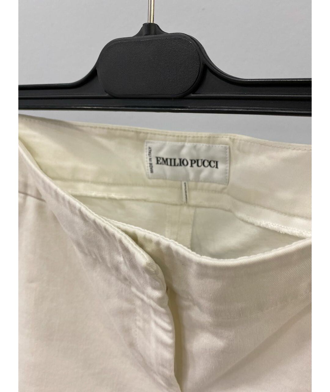 EMILIO PUCCI Белые брюки узкие, фото 3