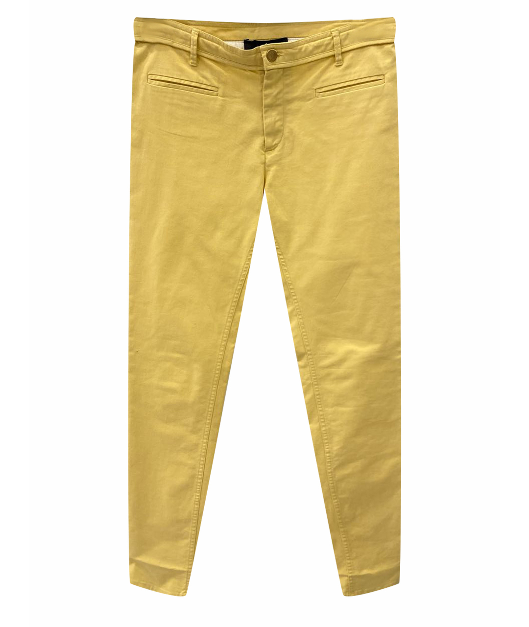 ISABEL MARANT Желтые прямые брюки, фото 1