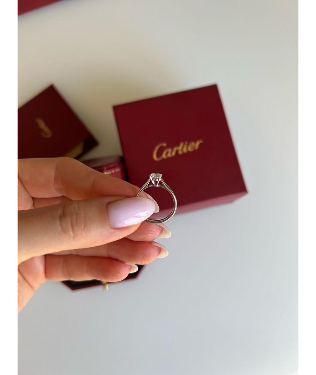 CARTIER Белое кольцо из белого золота, фото 7