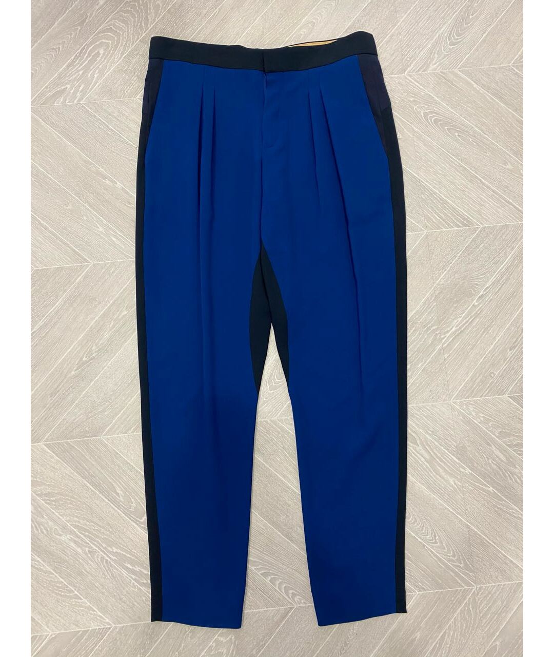 CHLOE Синие прямые брюки, фото 4