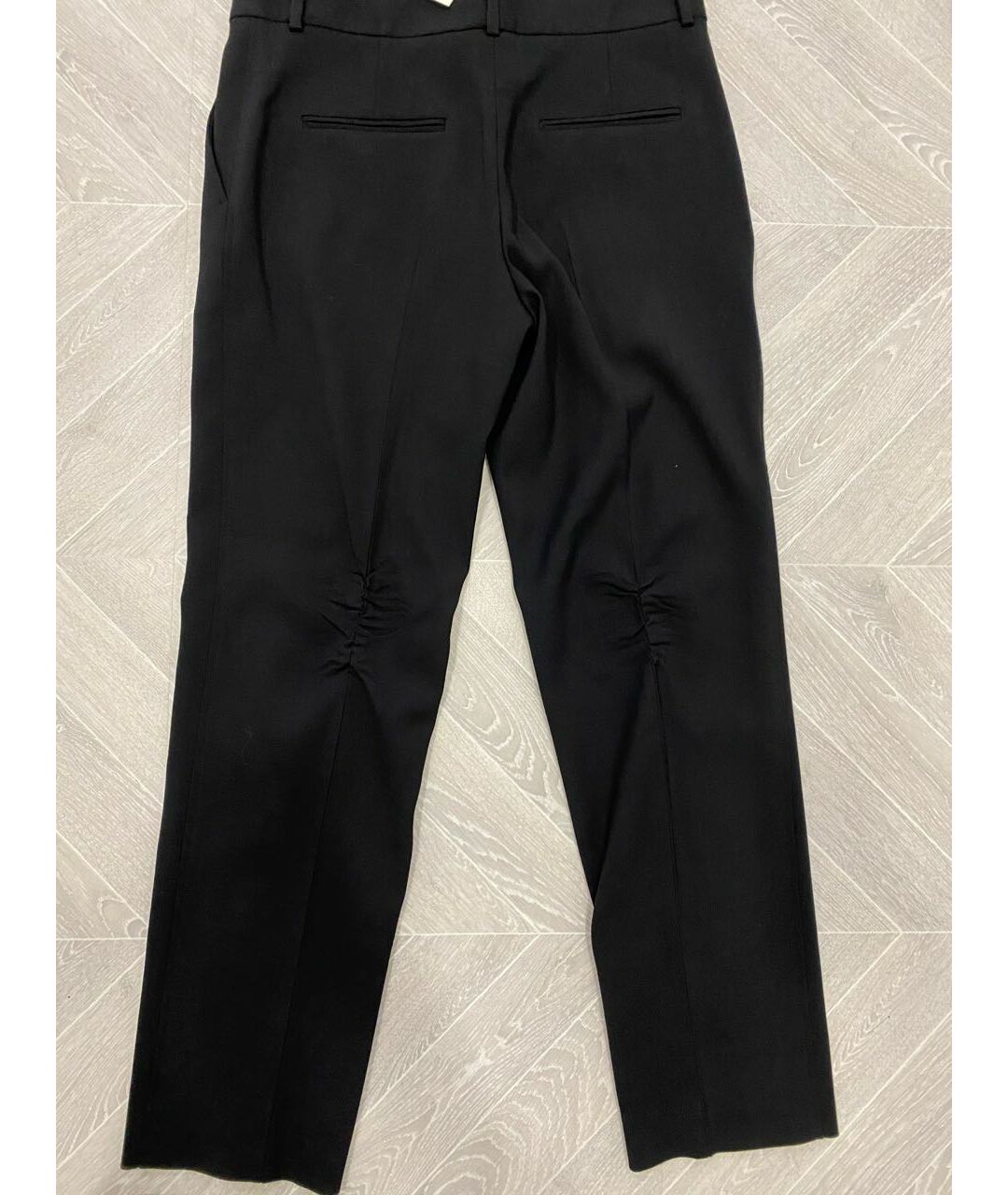 JIL SANDER Черные прямые брюки, фото 2