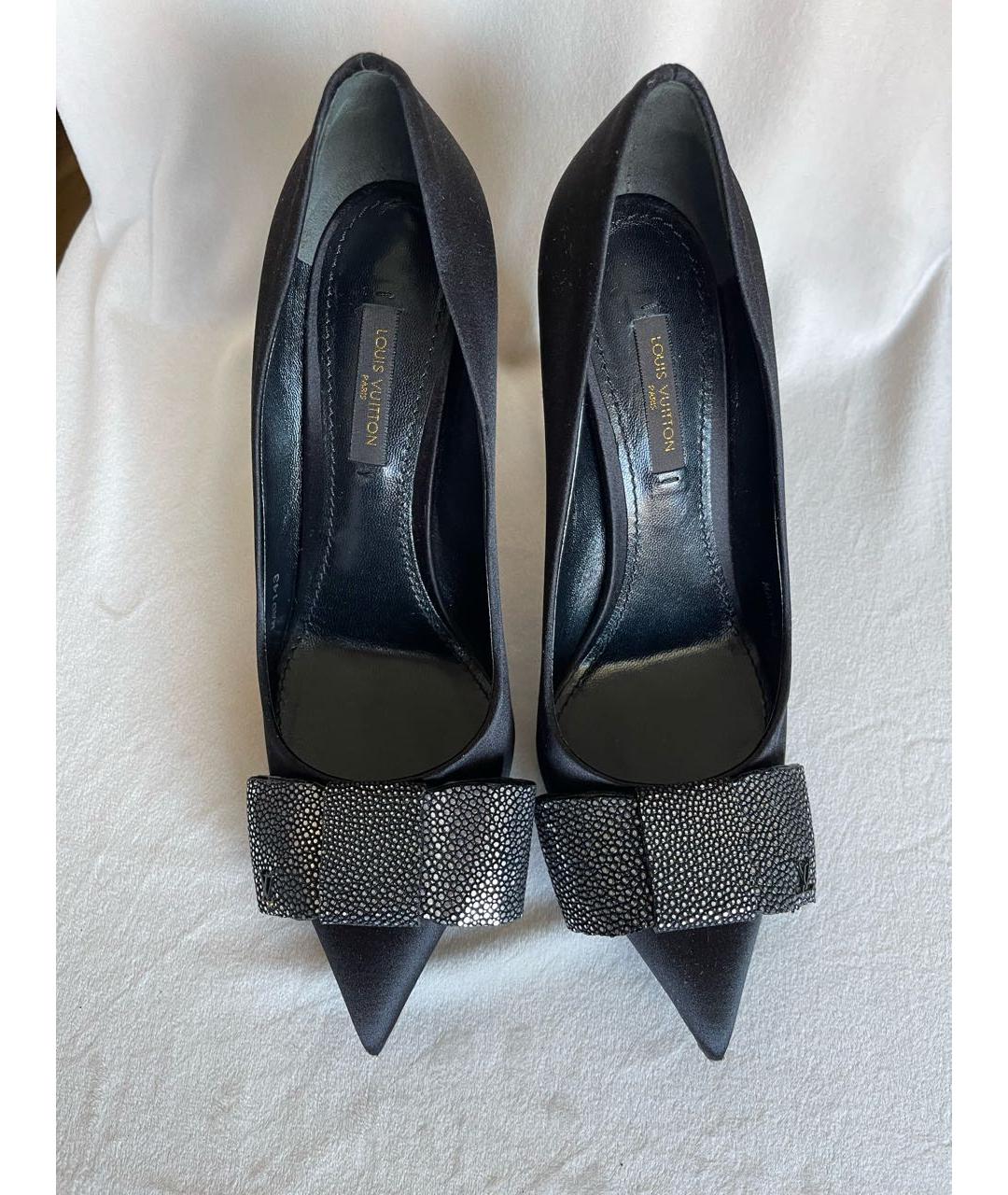 LOUIS VUITTON PRE-OWNED Черные туфли из экзотической кожи, фото 3