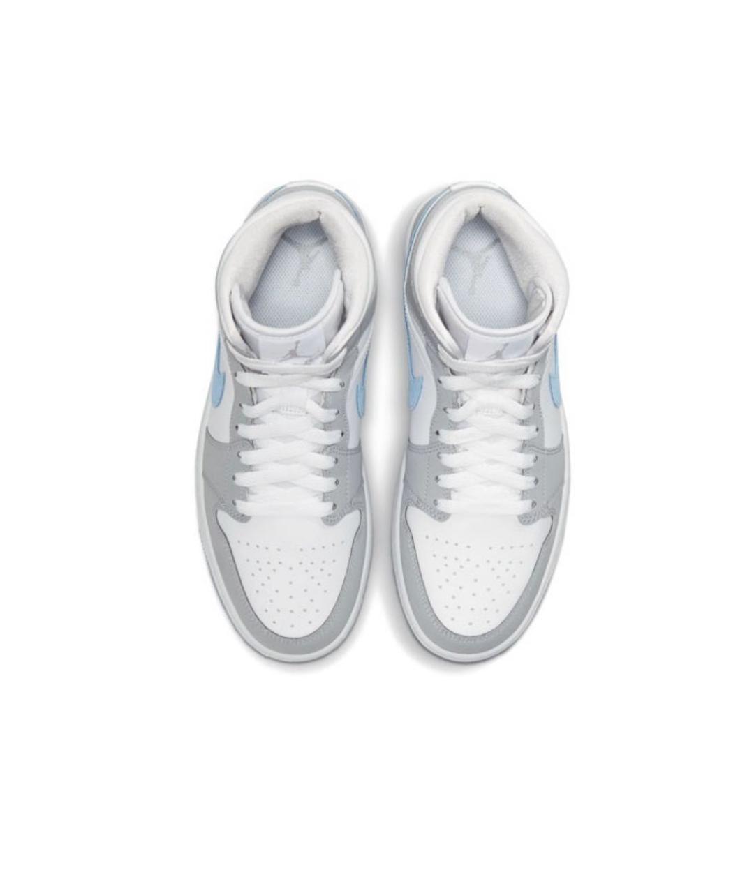 JORDAN Серые кожаные слипоны, фото 3