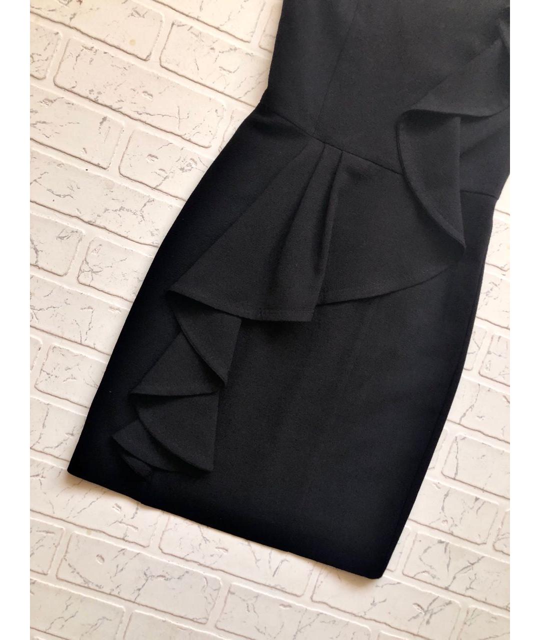 BLUMARINE Черное полиэстеровое платье, фото 3