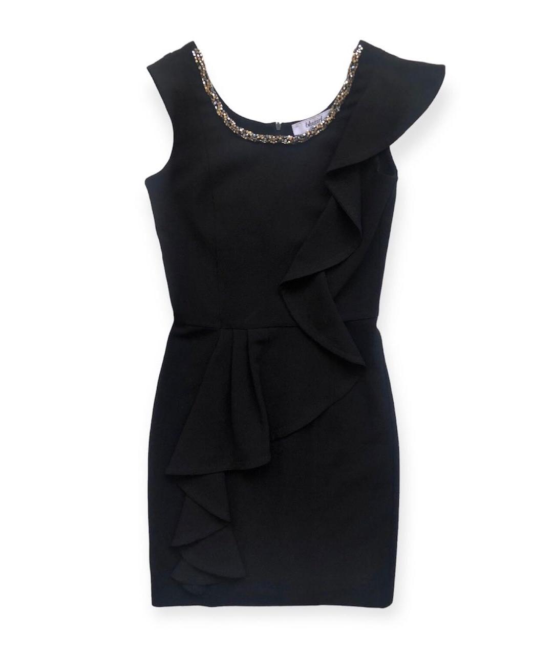 BLUMARINE Черное полиэстеровое платье, фото 1