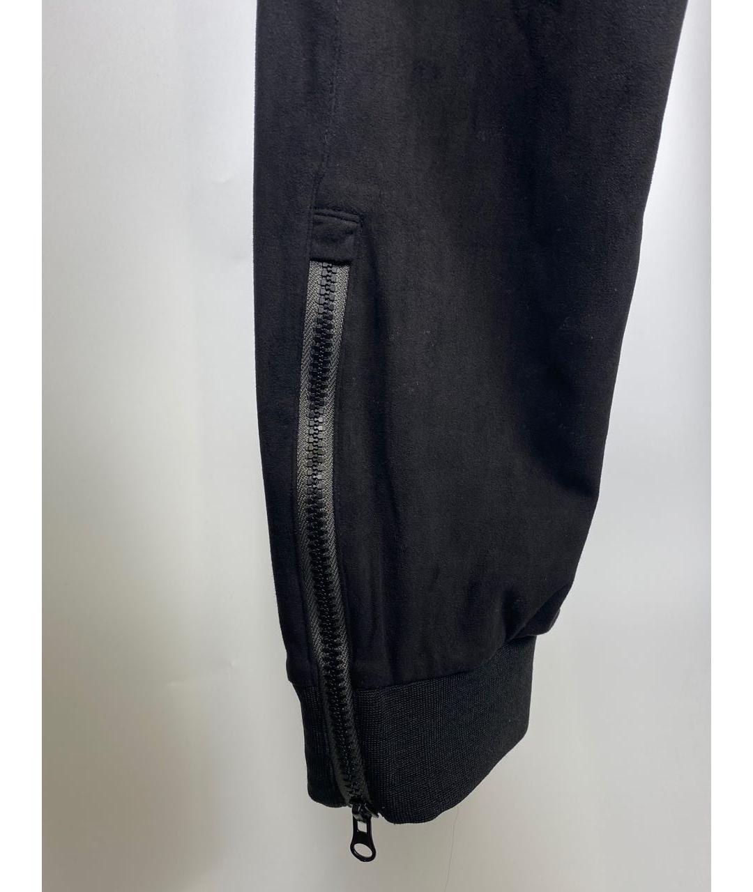 DIESEL Черные полиэстеровые повседневные брюки, фото 5