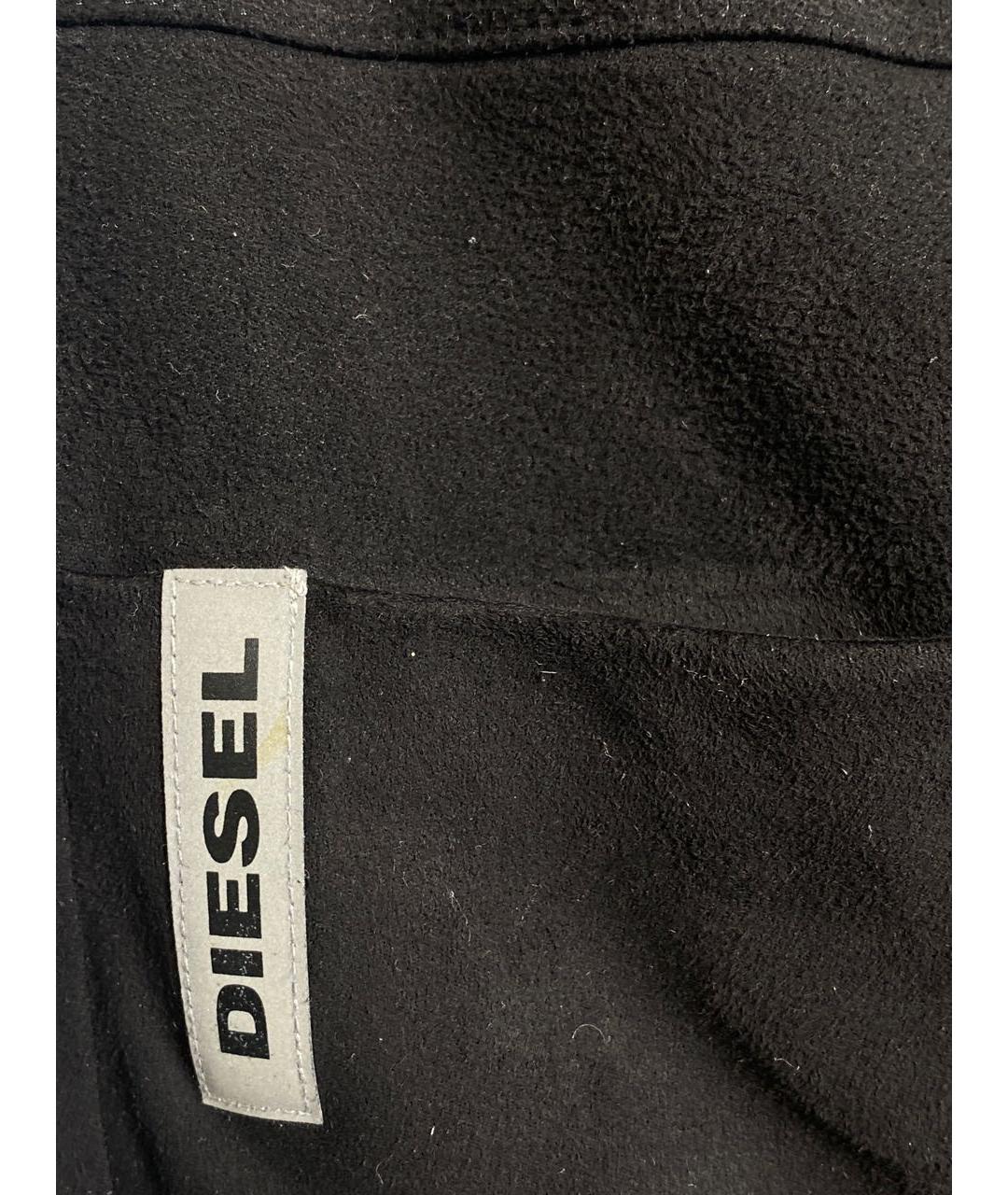 DIESEL Черные полиэстеровые повседневные брюки, фото 6