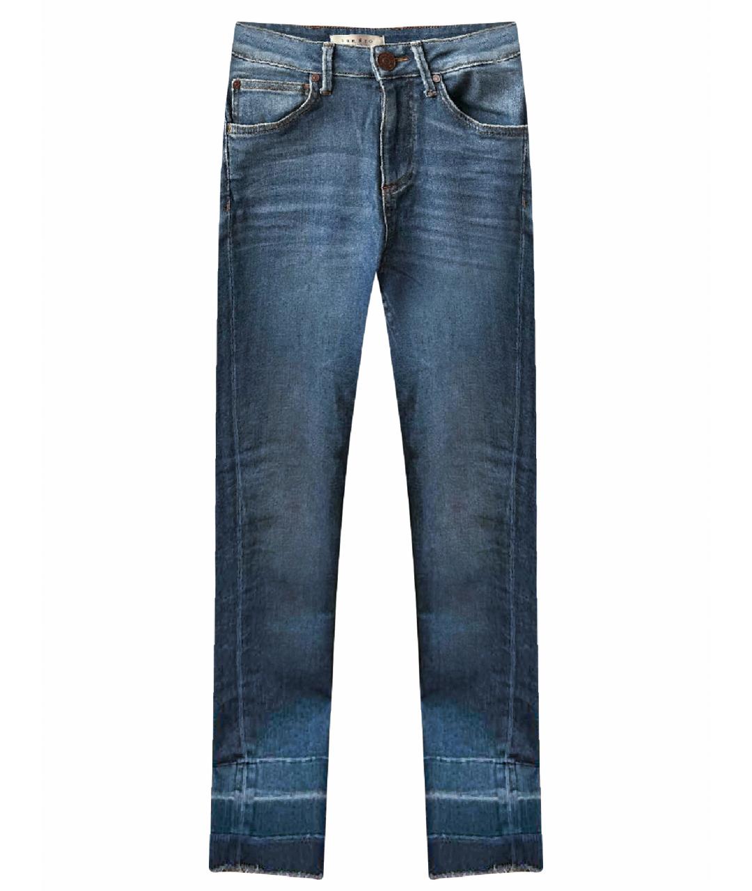 SANDRO Синие хлопковые джинсы слим, фото 1