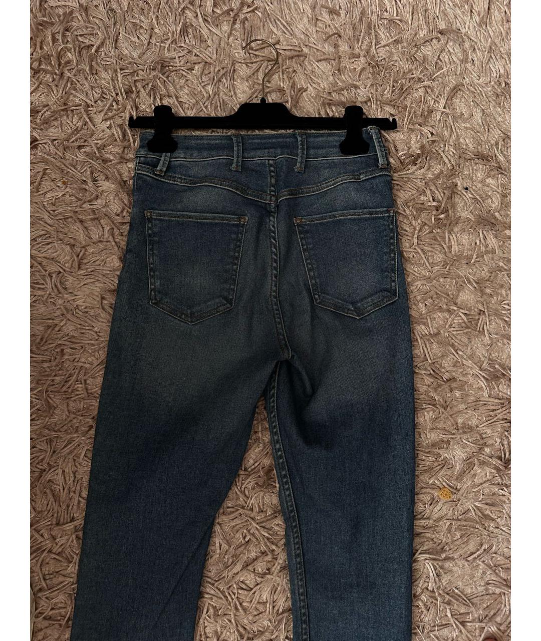 SANDRO Синие хлопковые джинсы слим, фото 2