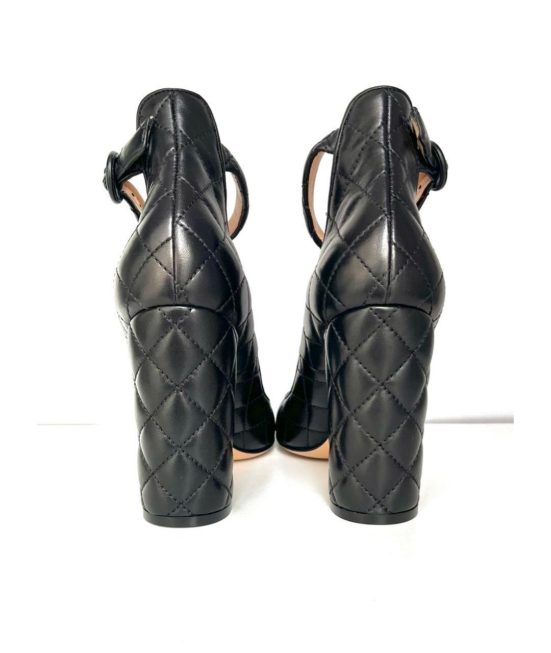 GIANVITO ROSSI Черные кожаные туфли, фото 6