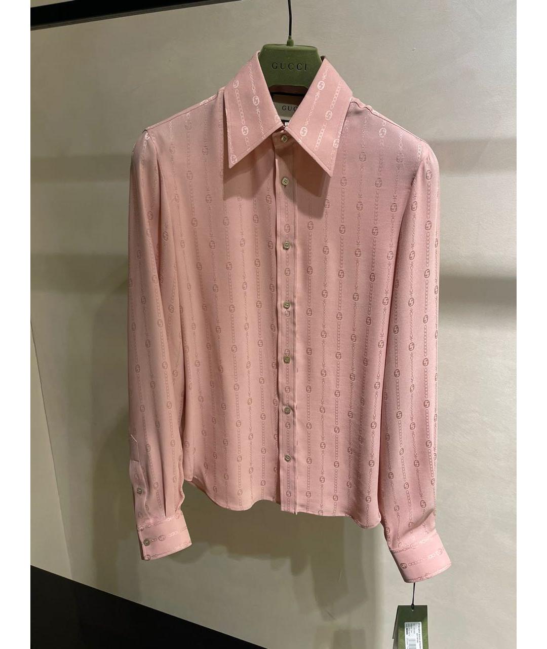 GUCCI Розовая рубашка, фото 3