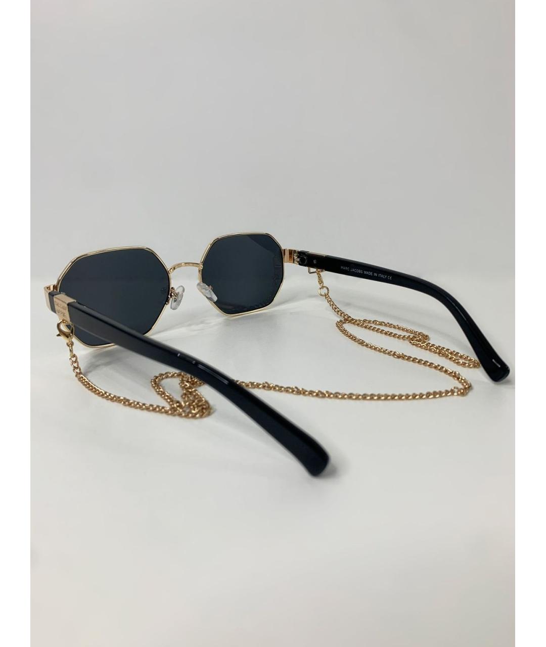 MARC JACOBS Антрацитовые металлические солнцезащитные очки, фото 2
