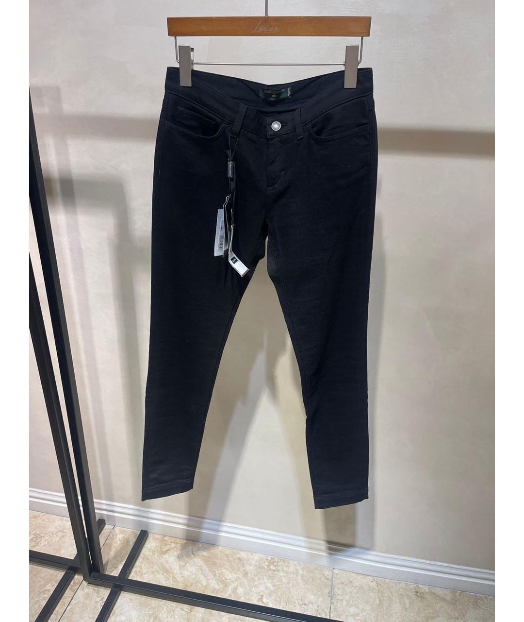 DOLCE&GABBANA Черные джинсы слим, фото 3