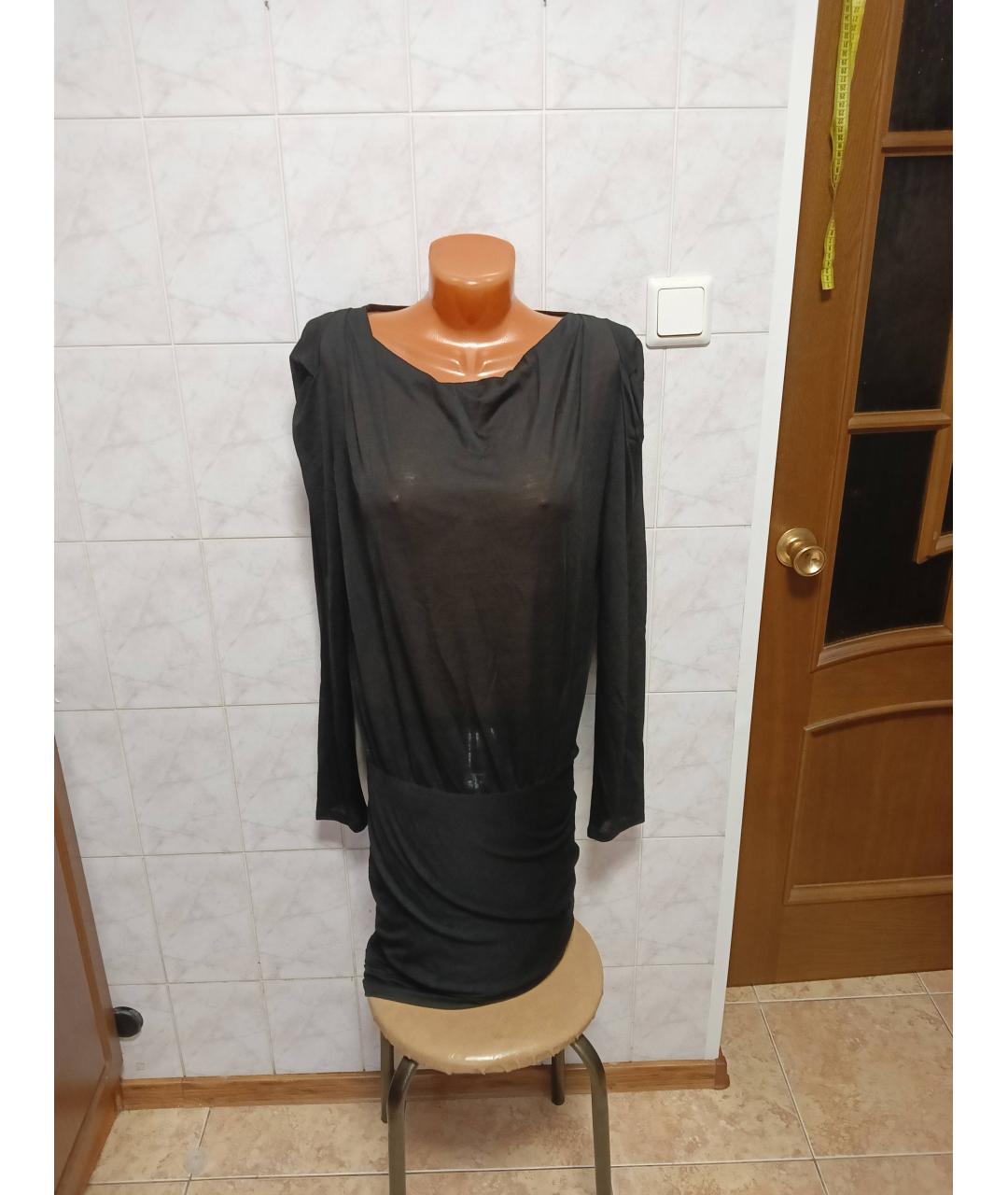 VANESSA BRUNO Черное повседневное платье, фото 9