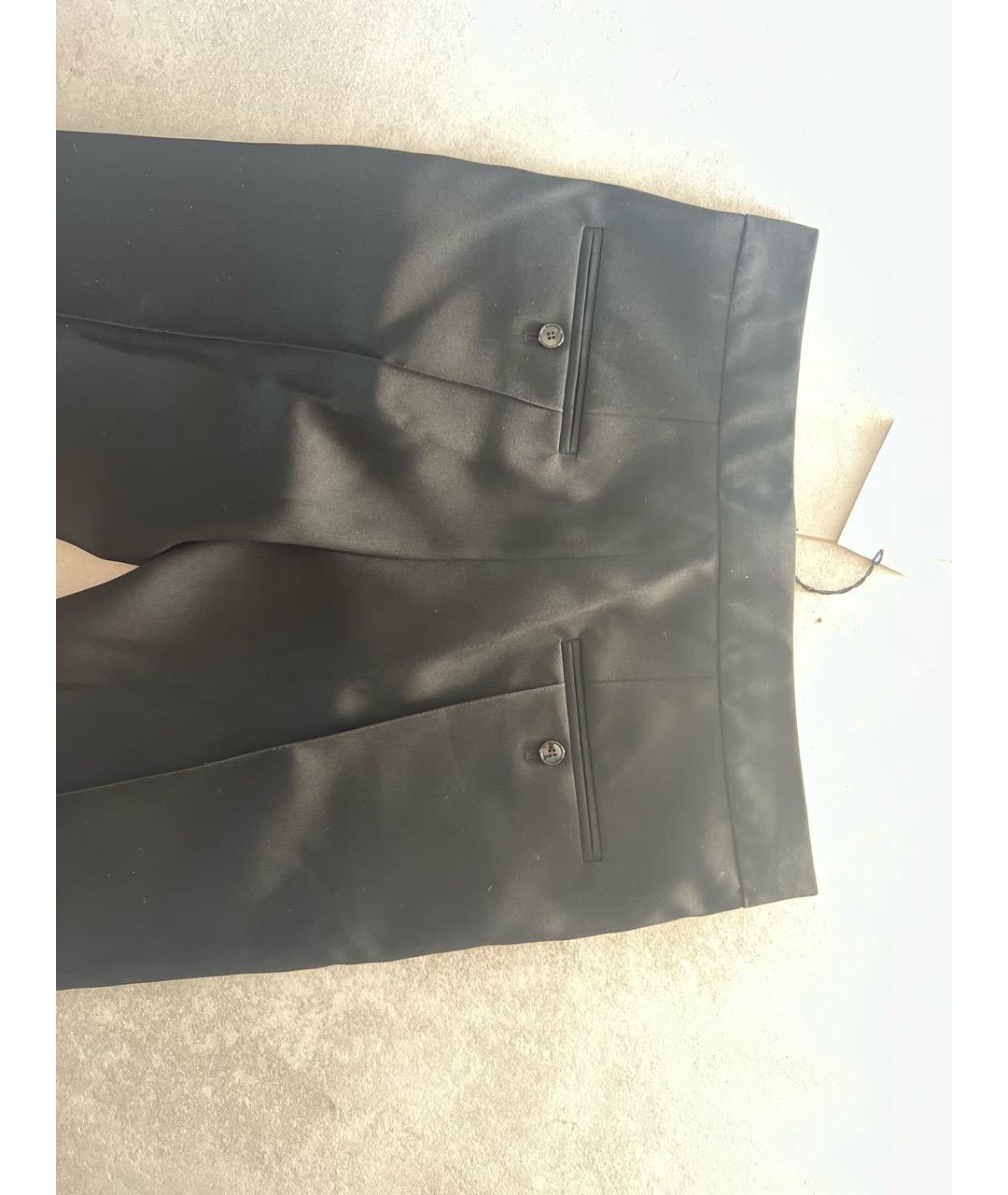 ISABEL MARANT Черные шерстяные прямые брюки, фото 5