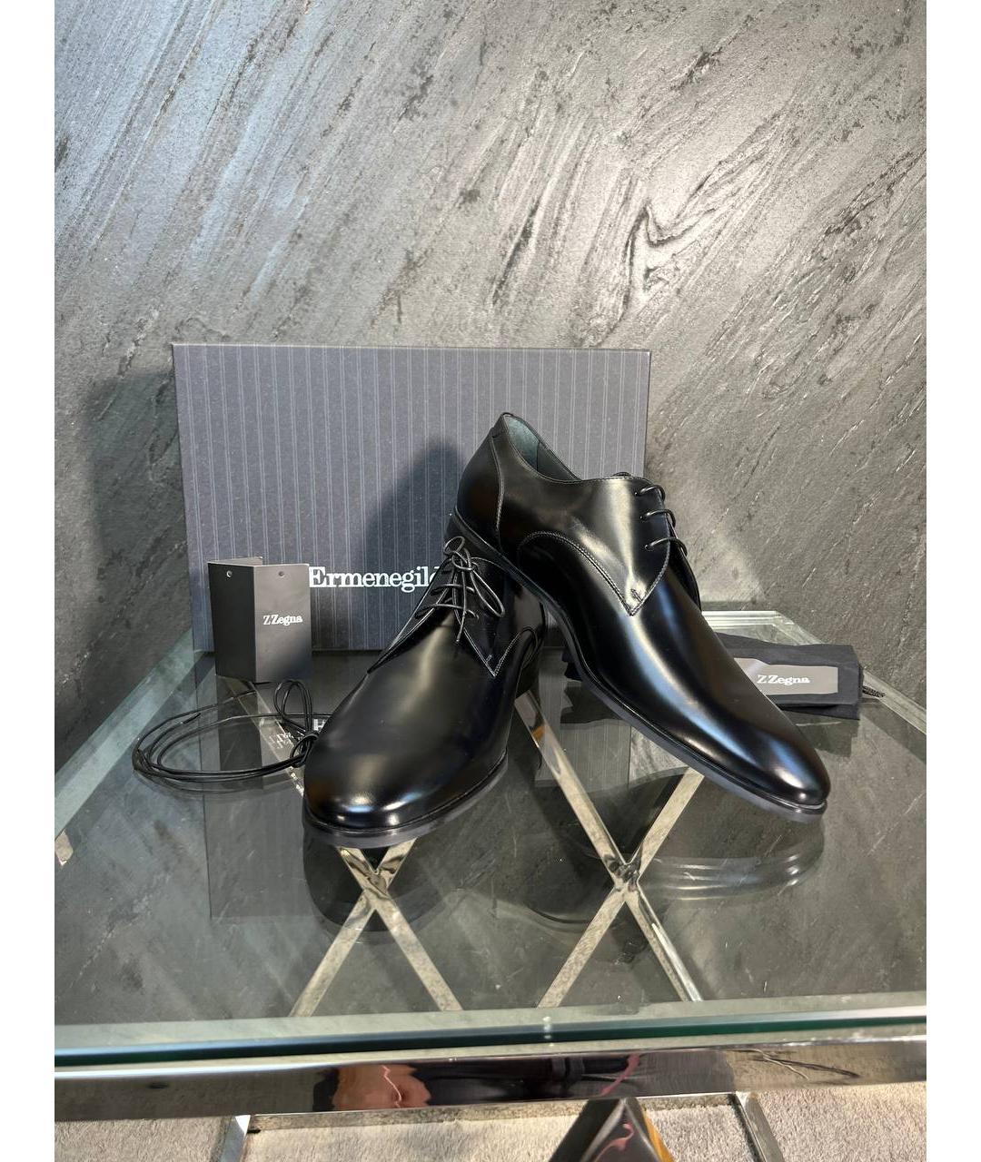 ZEGNA Черные туфли, фото 2