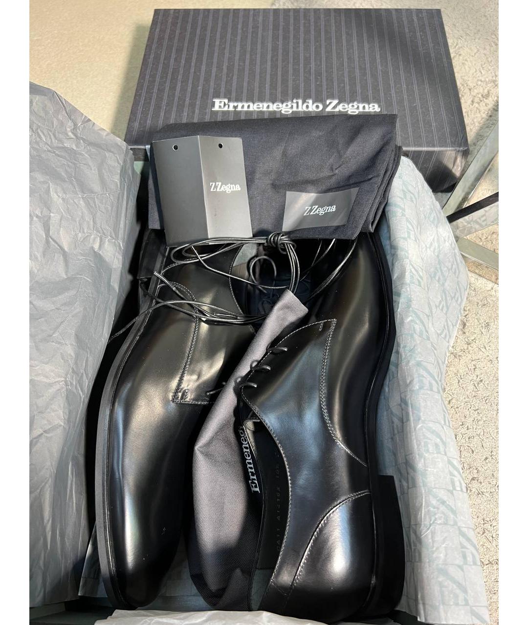 ZEGNA Черные туфли, фото 3