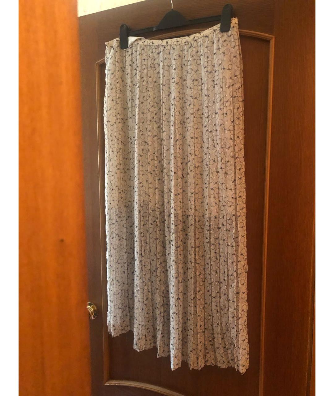 SEE BY CHLOE Серая полиэстеровая юбка макси, фото 9