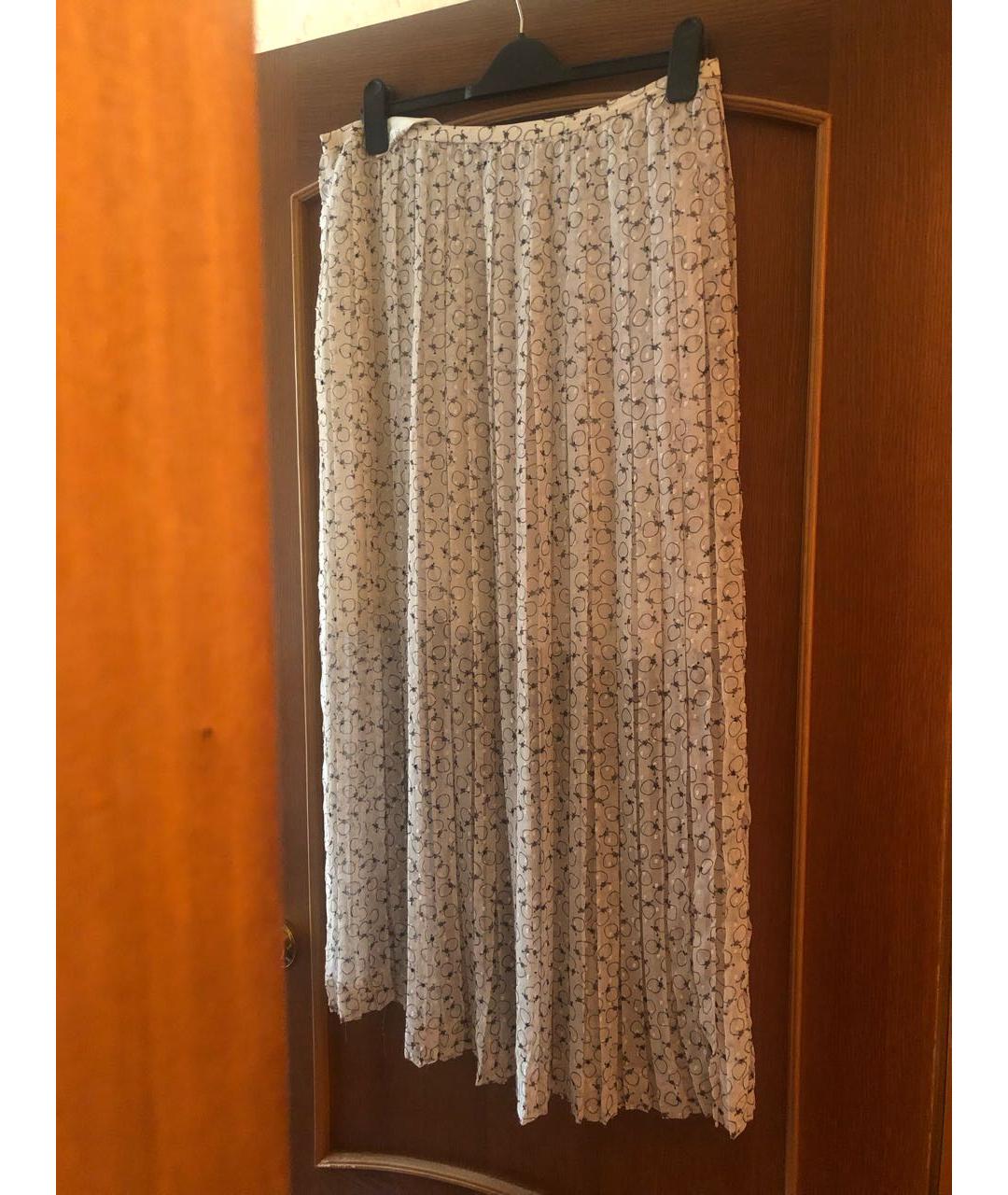 SEE BY CHLOE Серая полиэстеровая юбка макси, фото 2