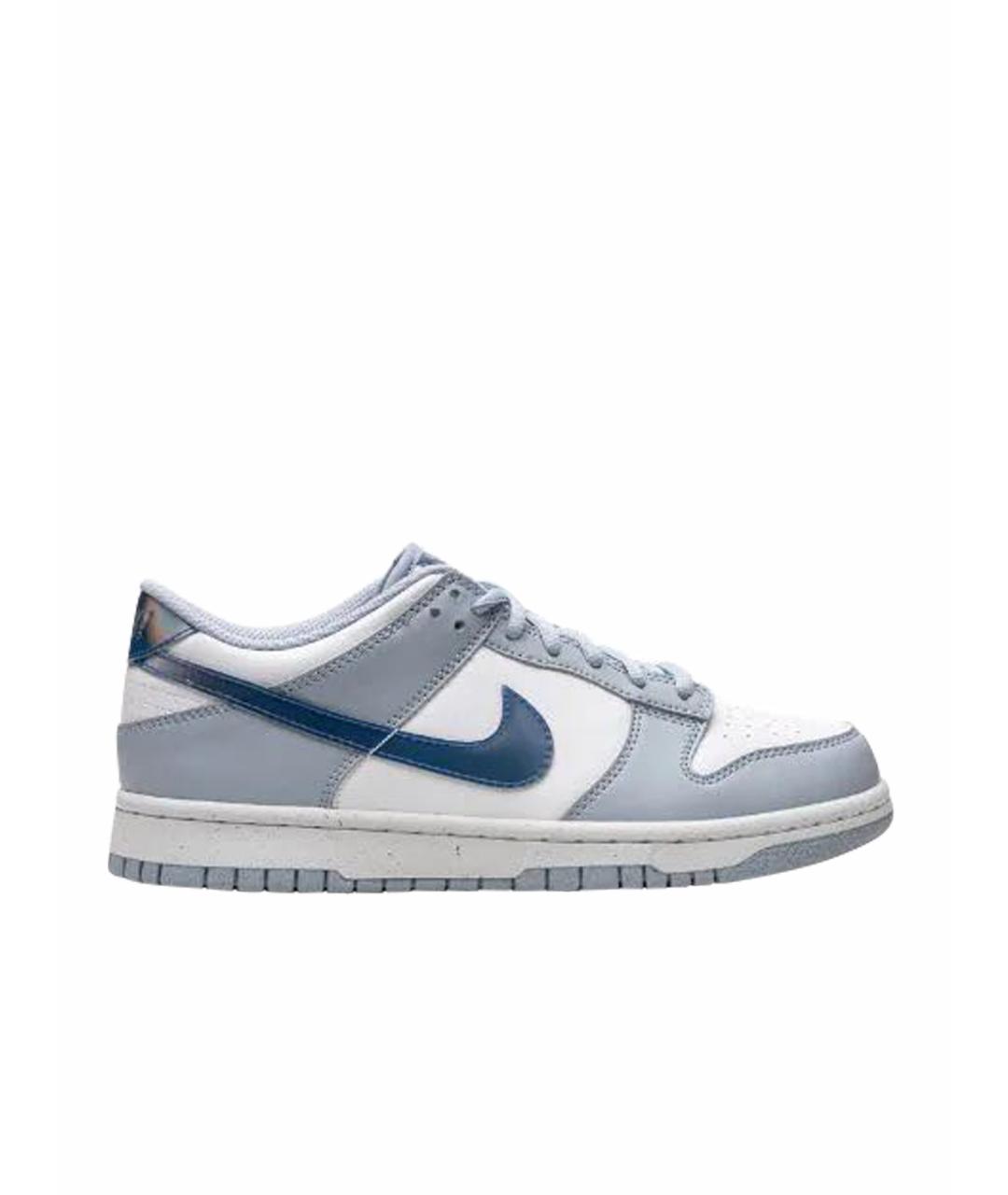 NIKE Голубые кожаные кроссовки Dunk для женщин – купить в интернет ...