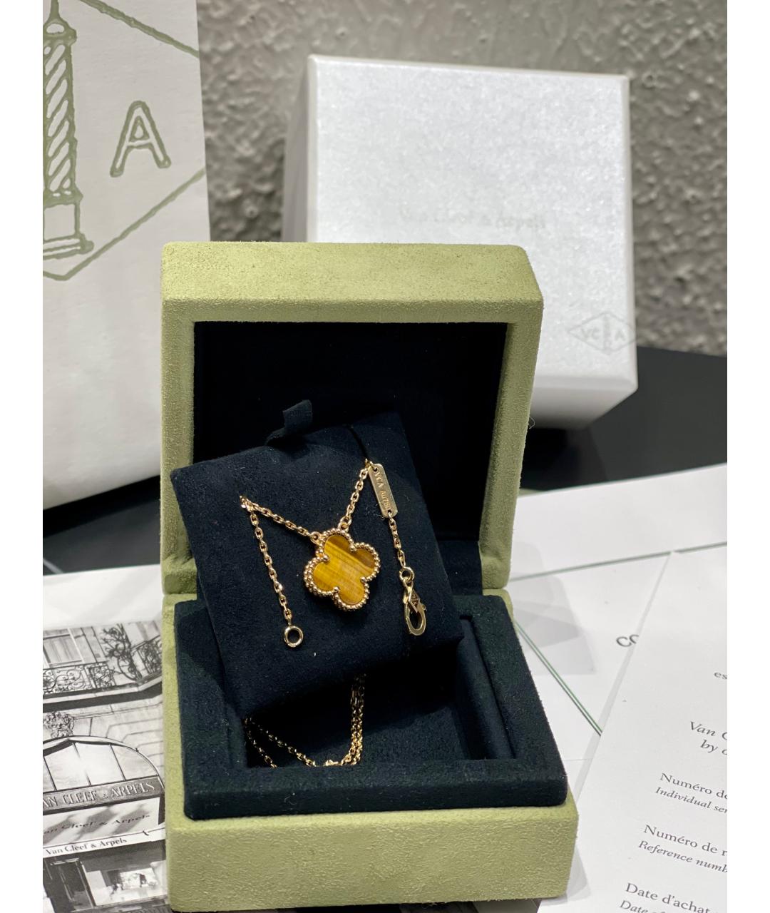 VAN CLEEF & ARPELS Желтая подвеска из желтого золота, фото 3