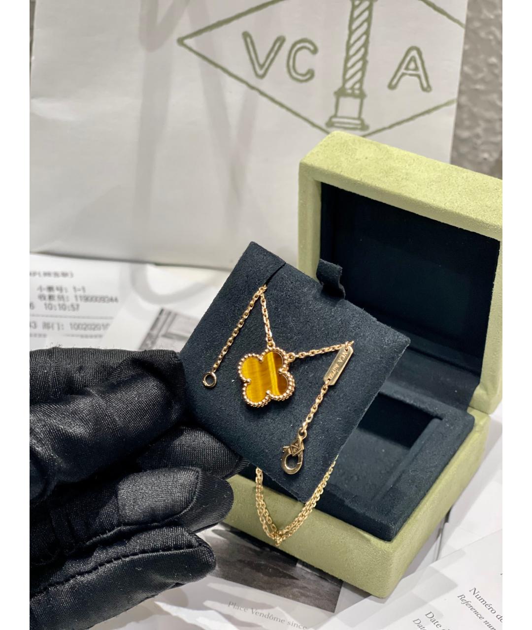 VAN CLEEF & ARPELS Желтая подвеска из желтого золота, фото 4
