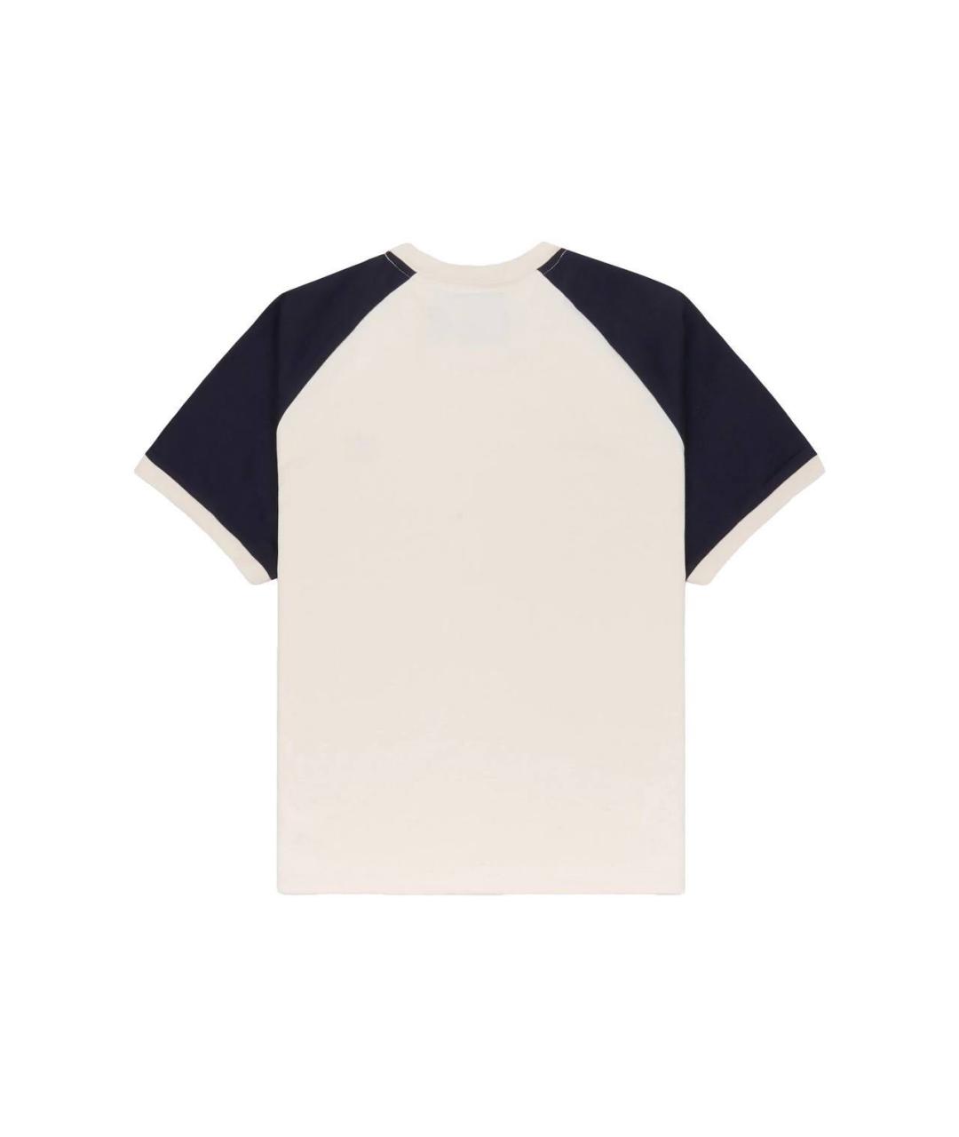 SPORTY AND RICH Бежевая синтетическая футболка, фото 2