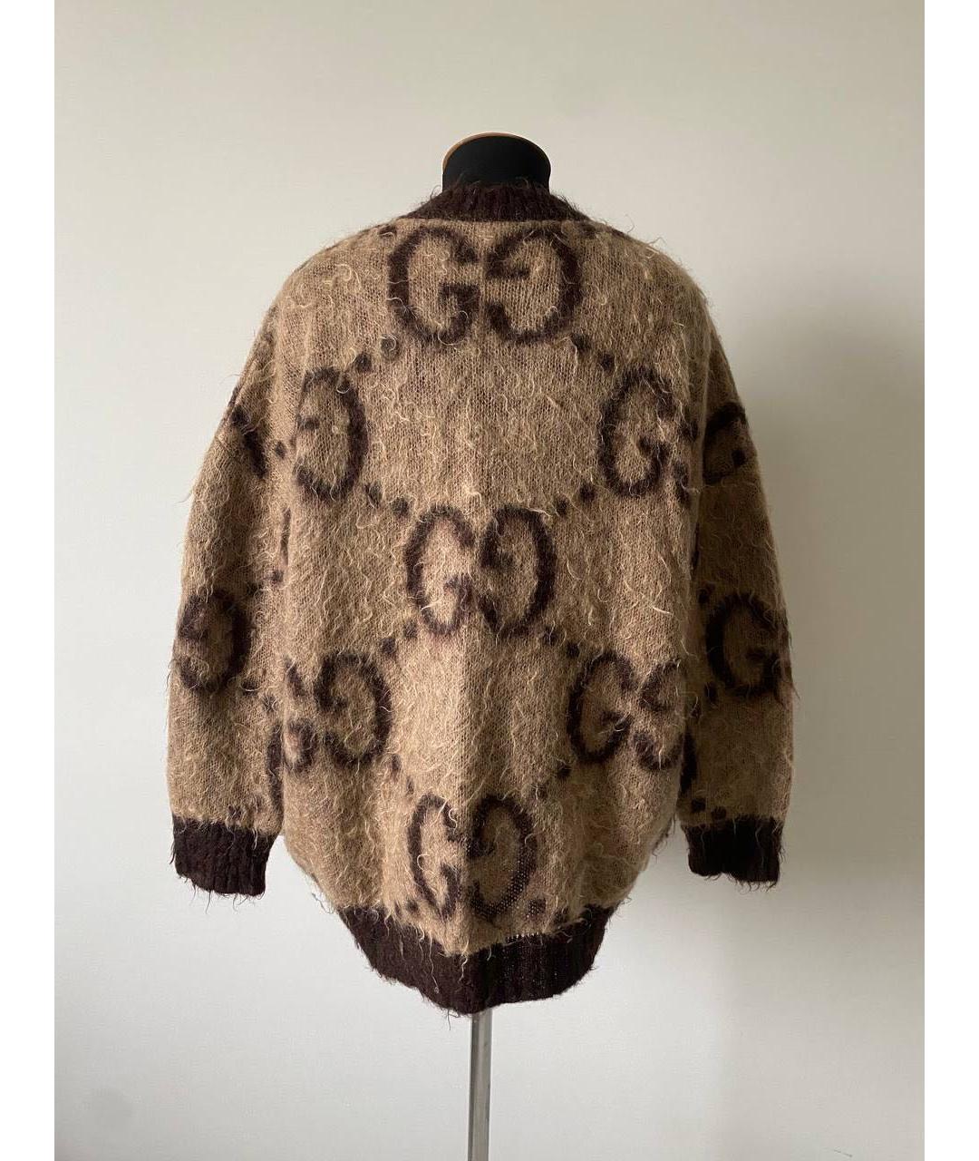 GUCCI Коричневый джемпер / свитер, фото 3