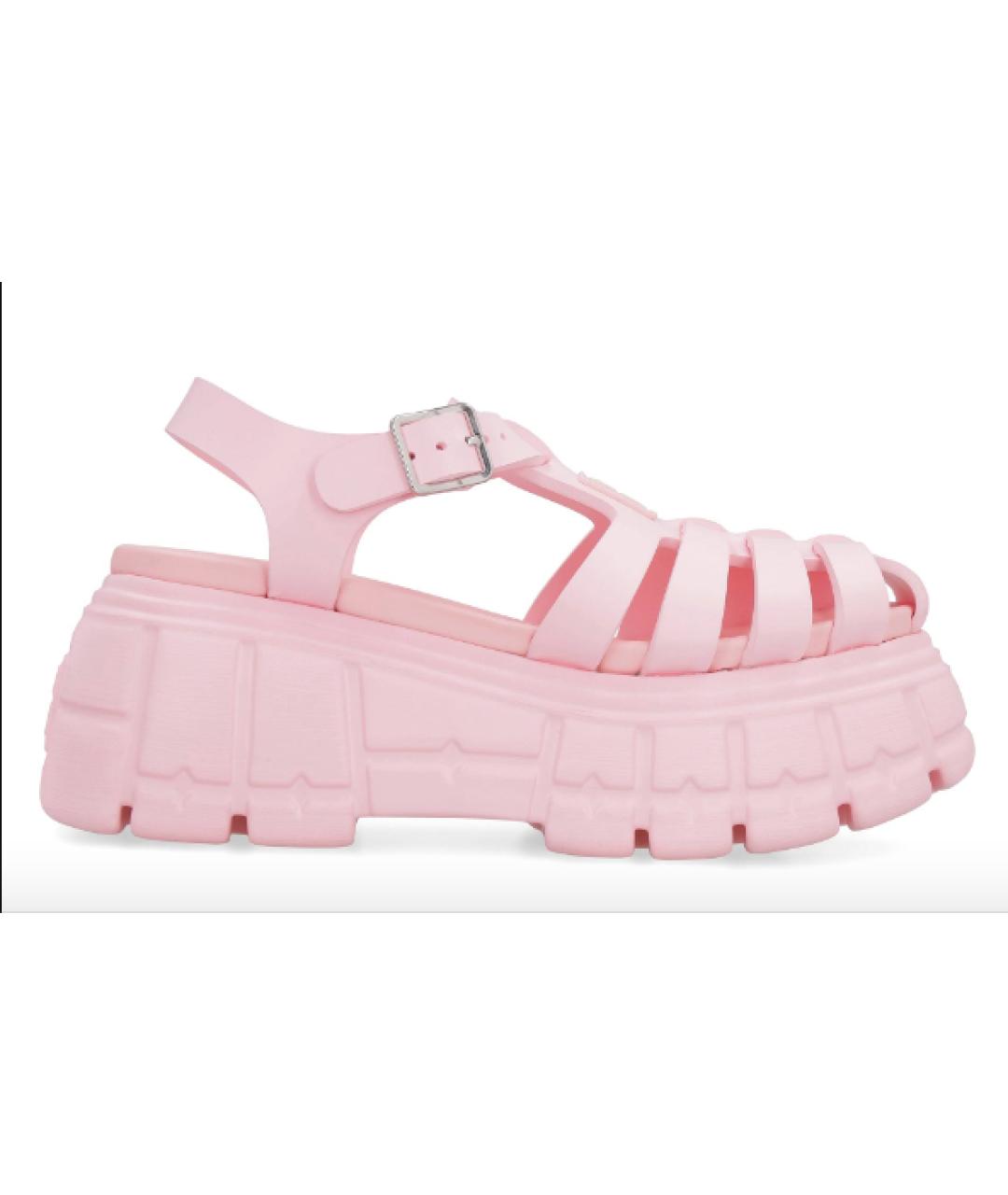 MIU MIU Розовые сандалии, фото 9