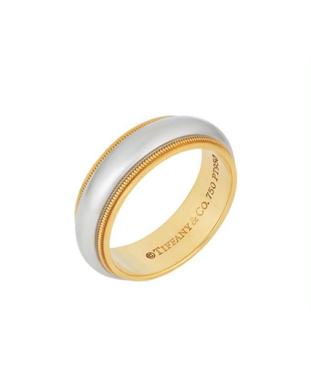 TIFFANY&CO Серое кольцо из желтого золота, фото 6
