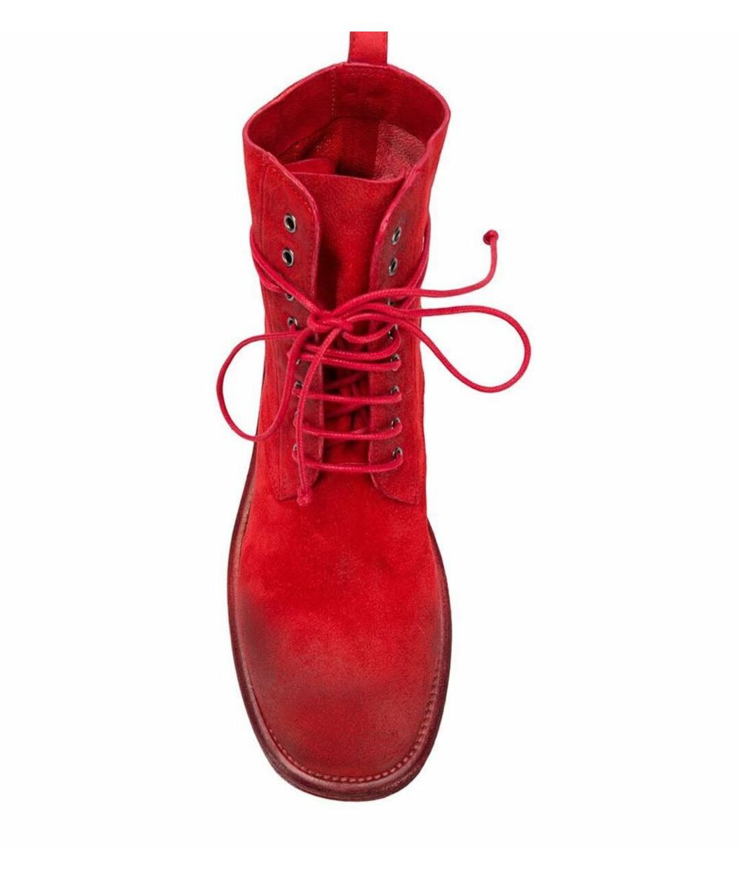 MARSELL Красные кожаные ботинки, фото 2