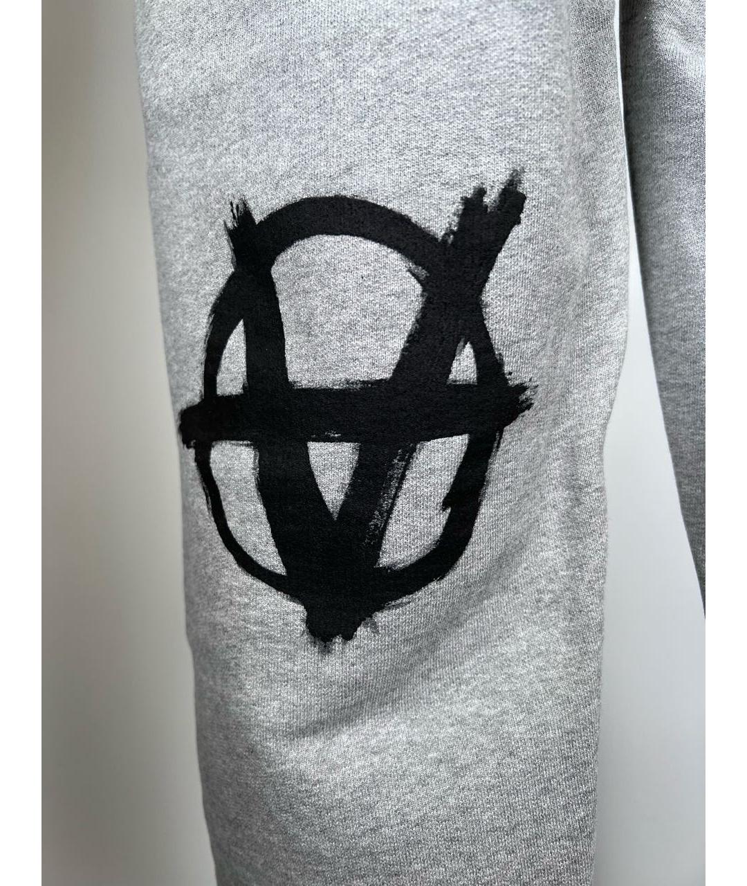 VETEMENTS Серые хлопковые повседневные брюки, фото 3