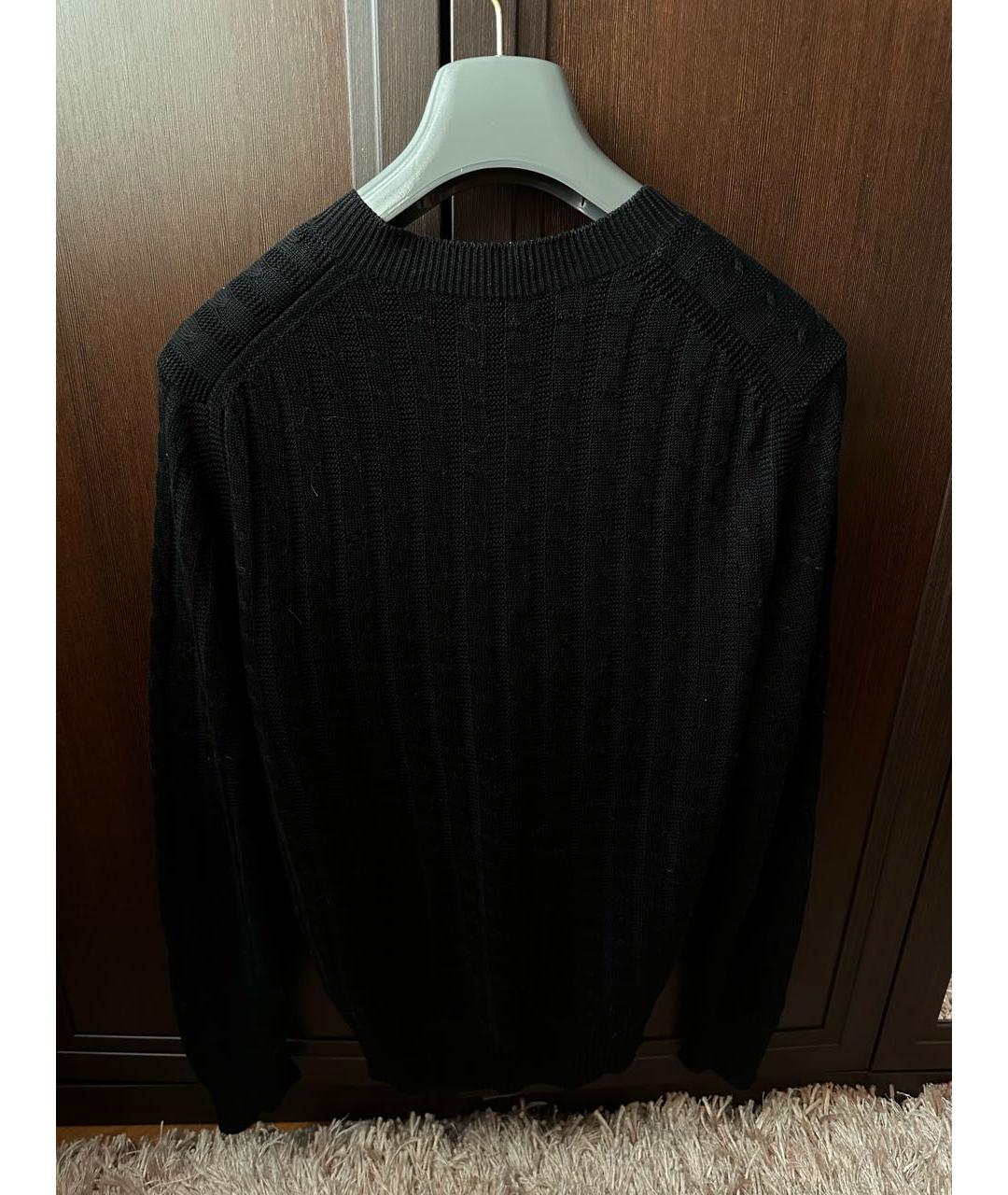 TOM FORD Черный хлопковый джемпер / свитер, фото 4