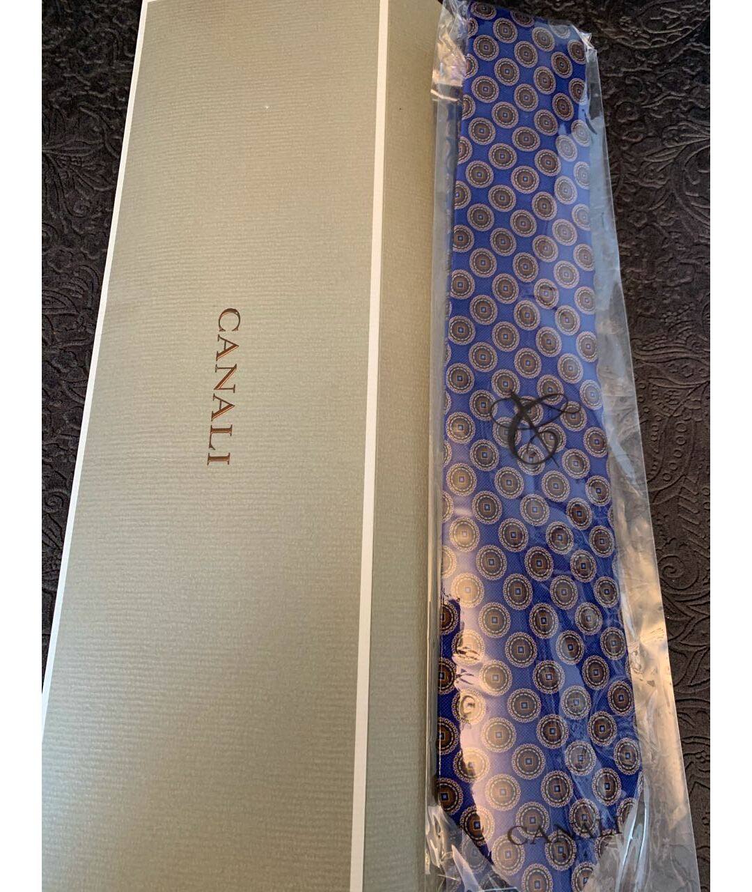 CANALI Мульти шелковый галстук, фото 7