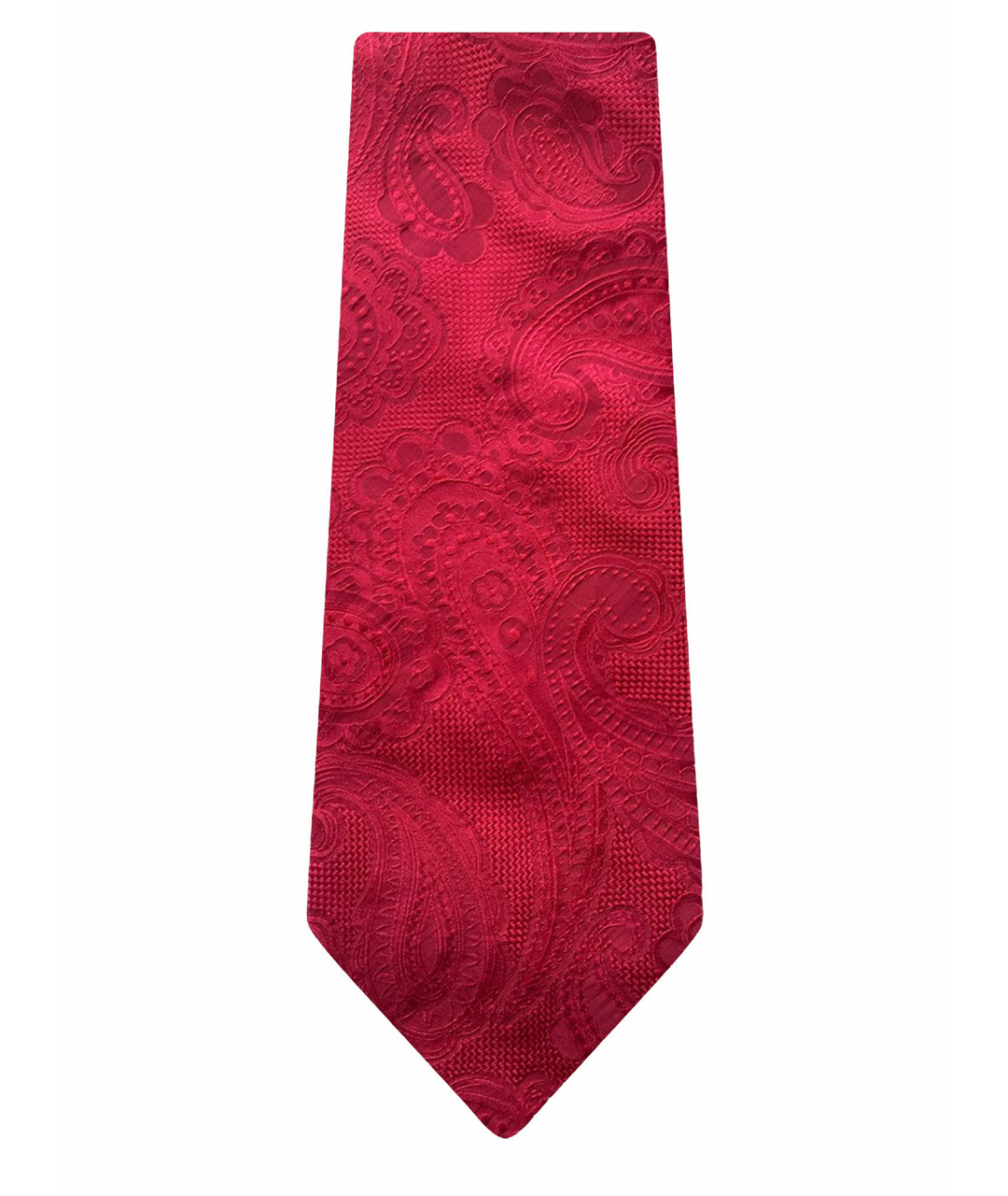 HUGO BOSS Красный шелковый галстук, фото 1